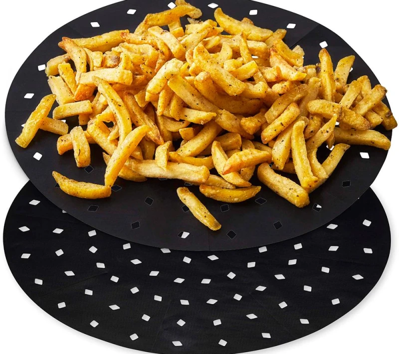 Image of TOWER 2 - 4 Litre Air Fryer Liners - Twin Pack, Black 5056462365718