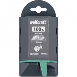 Image of Professional trapezoidal blades. 0.65 x 61mm Wolfcraft 4309000