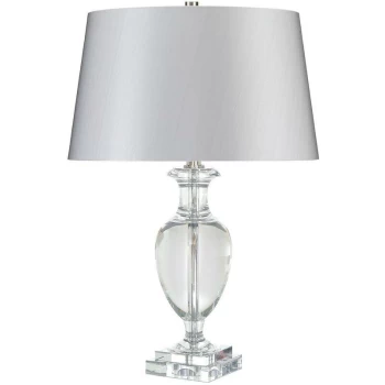 Image of Antonia - 1 Light Table Lamp Clear, E27 - Elstead