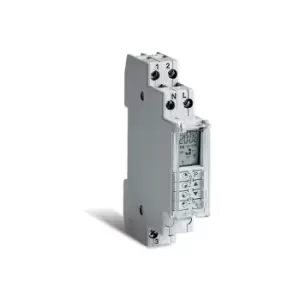 Image of Interruttore Orario Giornaliero 1 Din +/-1H Autom. PERRY ELECTRIC 1IO1070