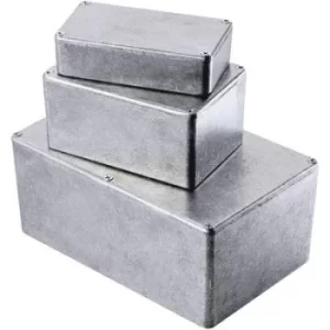 Image of Hammond Electronics 1590FBK 1590FBK Universal enclosure 188 x 188 x 67 Aluminium Die-cast Black