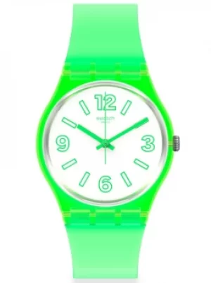 Image of Swatch Mens Electric Frog Watch GG226