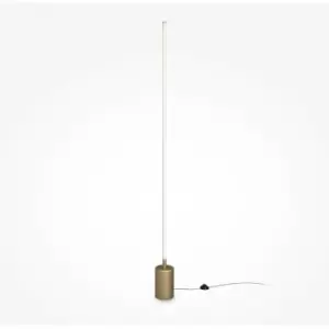 Image of Maytoni Maytoni Flow Modern Dimmable LED Integrated Floor Lamp Brass
