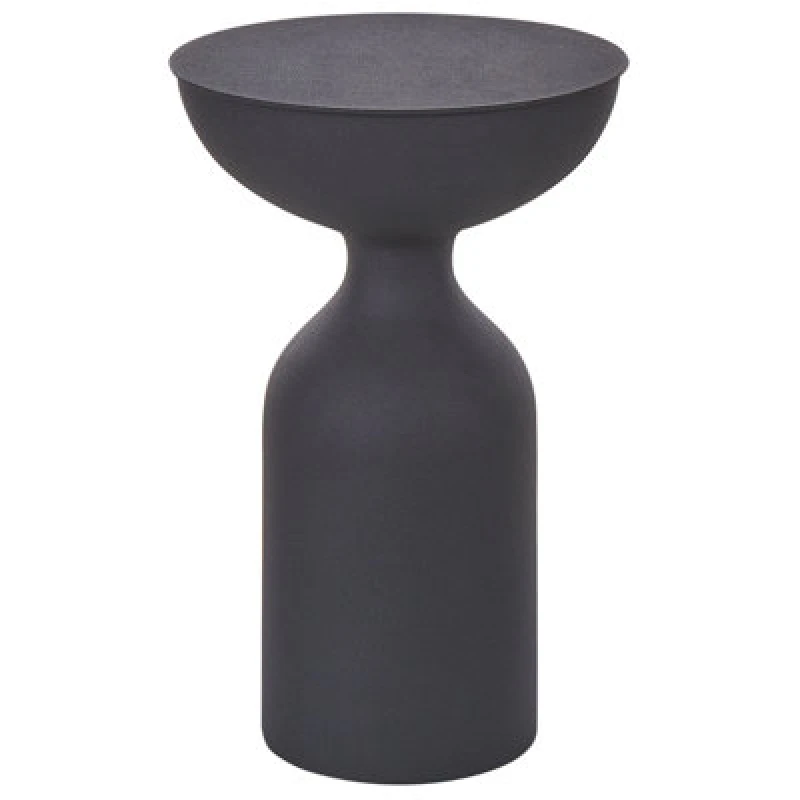 Image of Beliani Side Table Cota Metal Black