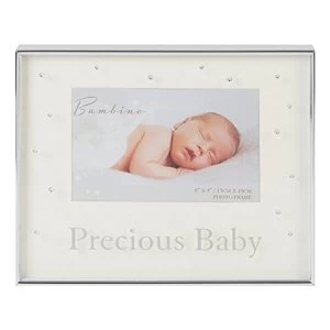Image of 6" x 4" - Bambino Silver Plated Photo Frame - Precious Baby