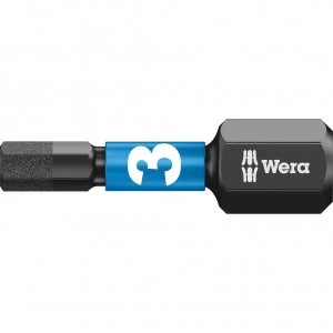 Image of Wera Impaktor Hexagon Screwdriver Bits 5mm 25mm Pack of 10