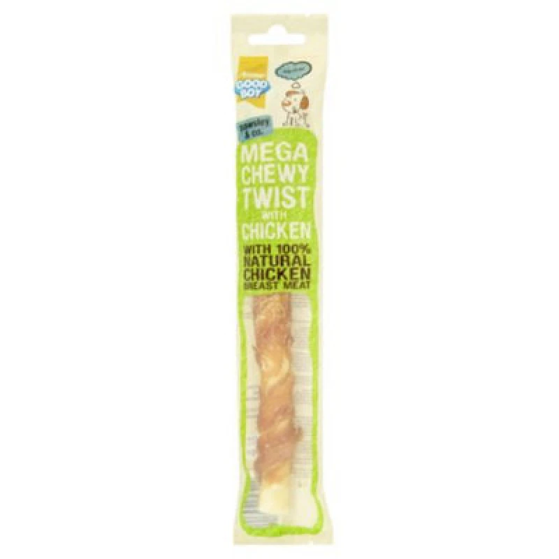 Image of Good Boy Pawsley & Co Mega Chewy Twist With Chicken 70G (Pack Of 18)