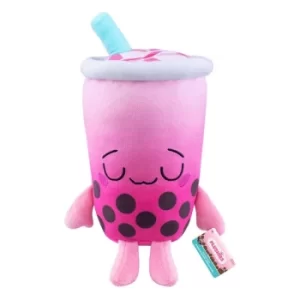 Image of Gamer Food Plush Figure Strawberry Bubble Tea 18 cm