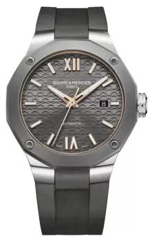 Image of Baume & Mercier M0A10660 Riviera Automatic 42mm Grey Watch