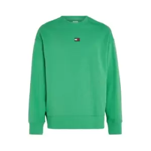 Image of Tommy Jeans Tjm Rlx XS Badge Crew - Green