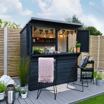 Image of 6' x 3' Forest Wooden Garden Bar (1.79m x 0.99m) - Dip Treated