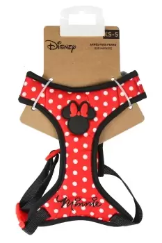 Image of Minnie Mouse Dog Harness - Size: M/L - Red