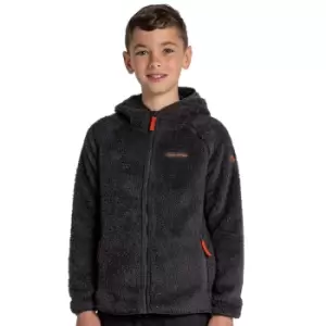 Image of Craghoppers Boys Kaito Hooded Relaxed Fit Fleece Jacket 11-12 Years - Chest 29.5-31 (75-79cm)