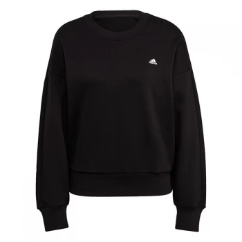 Image of adidas Sportswear Seasonals Stadium Sweatshirt Wom - Black