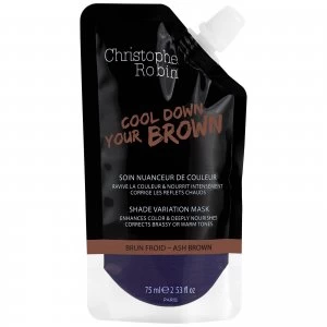 Image of Christophe Robin Shade Variation Mask - Ash Brown Pocket 75ml