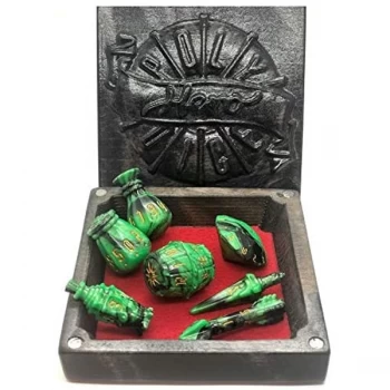 Image of PolyHero Rogue Dice Set - Vicious Venom