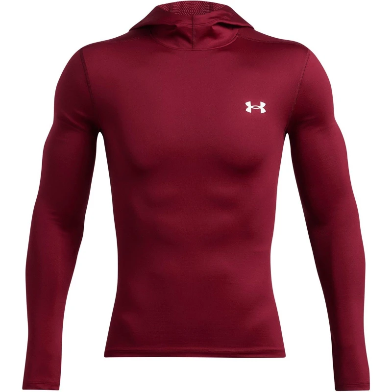 Image of Under Armour Mens Elite Scuba Performance Hoodie Red male S