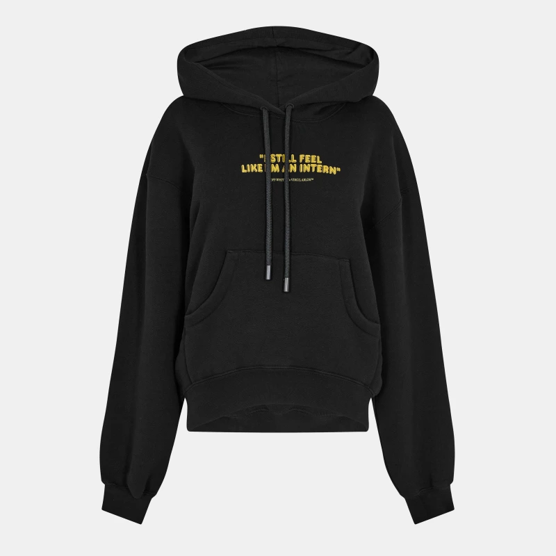 Image of Off White Womens Soft Structured Knitted Top Black female 8 (XS)