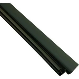 Image of Wickes Brown Universal Edge Flashing for Polycarbonate Sheets 4000mm
