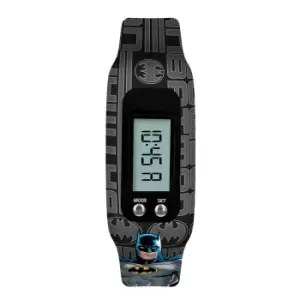 Image of Warner Brothers Batman LCD Tracker Watch with Silicone Strap