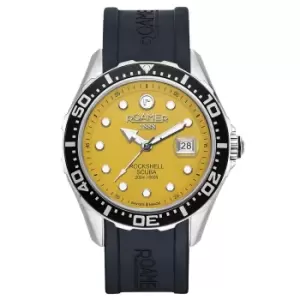 Image of Roamer 867833 41 95 02 Mens Rockshell Mark III Scuba Silicone Wristwatch