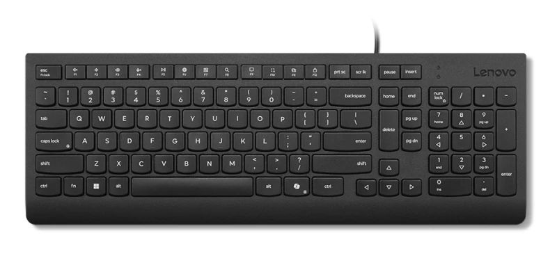 Image of Lenovo 4Y41R64681 keyboard Home/Office USB Nordic Black