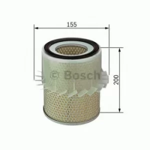 Image of Bosch 1987429186 Air Filter Insert S9186