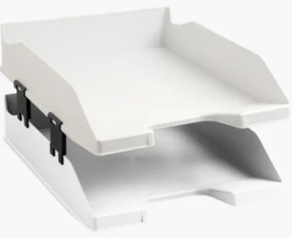 Image of Exacompta Exacompta 12714D desk tray/organizer Polystyrene Black 12714D