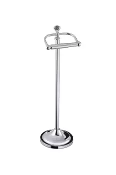 Image of 'Crystalle' Toilet Roll Holder Freestanding