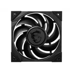 Image of MSI MEG SILENT GALE P12 Premium Silent Fan '120mm PWM Balanced Static Pressure airflow LCP Fan Blade HDB Bearing Anti-Vibration pads 300mm cable&#