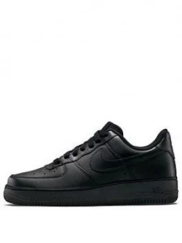 Image of Nike Air Force 1 '07, Black, Size 5, Women