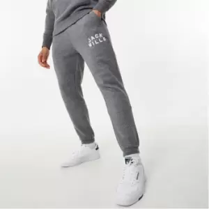 Image of Jack Wills Flocked Graphic Jogger - Grey