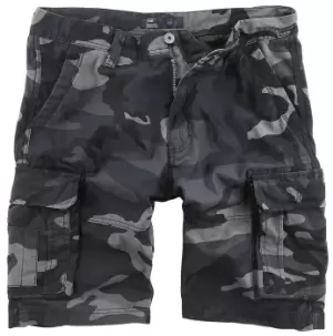 Image of Vintage Industries Rowing Short Shorts dark camo