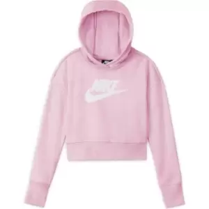 Image of Nike Club Crop Hoody Junior Girls - Pink
