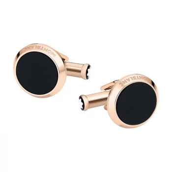Image of Mont Blanc - Meisterstuck Cufflinks - Cufflinks - Black