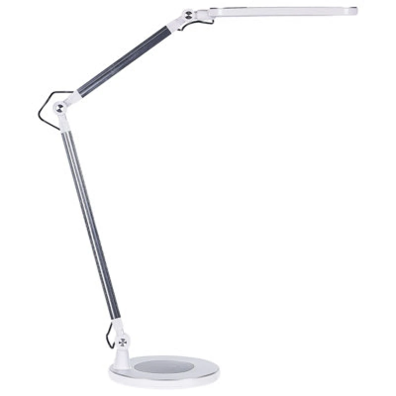 Image of Beliani LED Desk Lamp Grus With Dimmer Metal Silver
