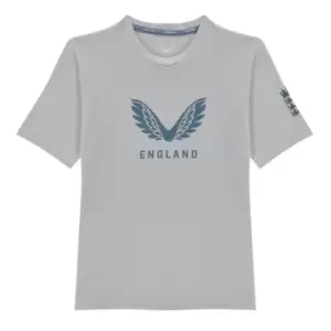 Image of Castore England Crew T Shirt Juniors - Blue
