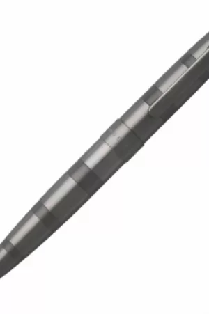 Image of Hugo Boss Pens Black Ion-plated Steel Ballpoint pen Rise Dark Chrome HSH6944D