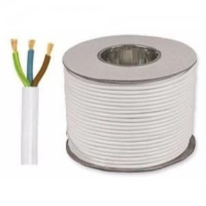 Image of Zexum 4mm 3 Core White Cable Flexible 3183Y