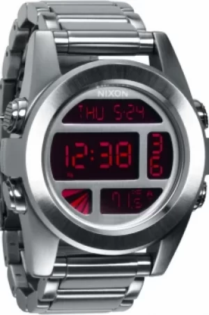 Image of Mens Nixon The Unit SS Alarm Chronograph Watch A360-2263