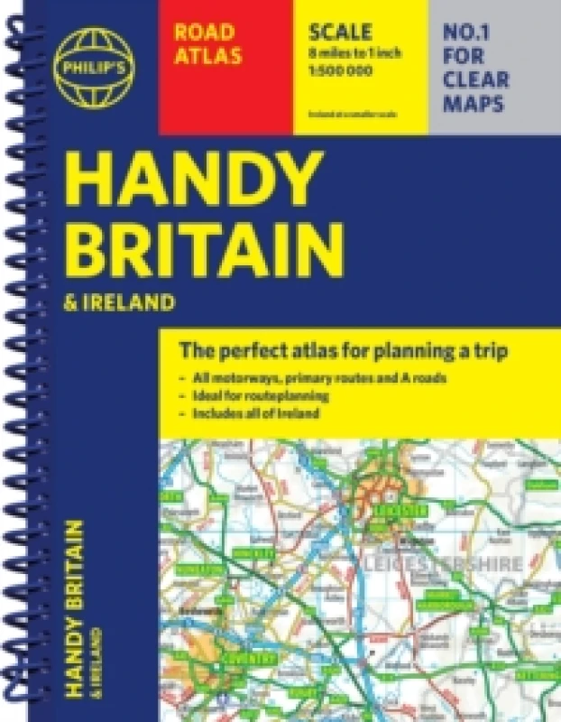 Image of Philip's Handy Atlas Britain : Spiral A5 Spiral bound