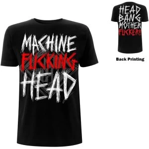 Image of Machine Head - Bang Your Head Unisex Medium T-Shirt - Black