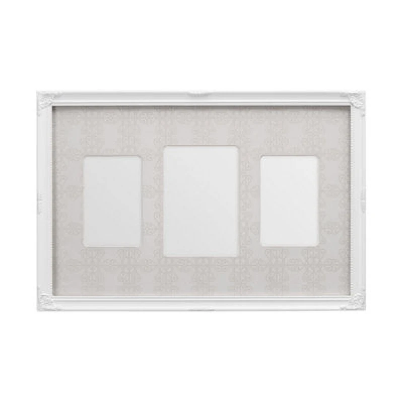Image of Premier Housewares 3 Photo Multi Photo Frame White