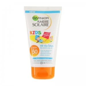 Image of Garnier Ambre Solaire Kids Wet Skin SPF50 150ml