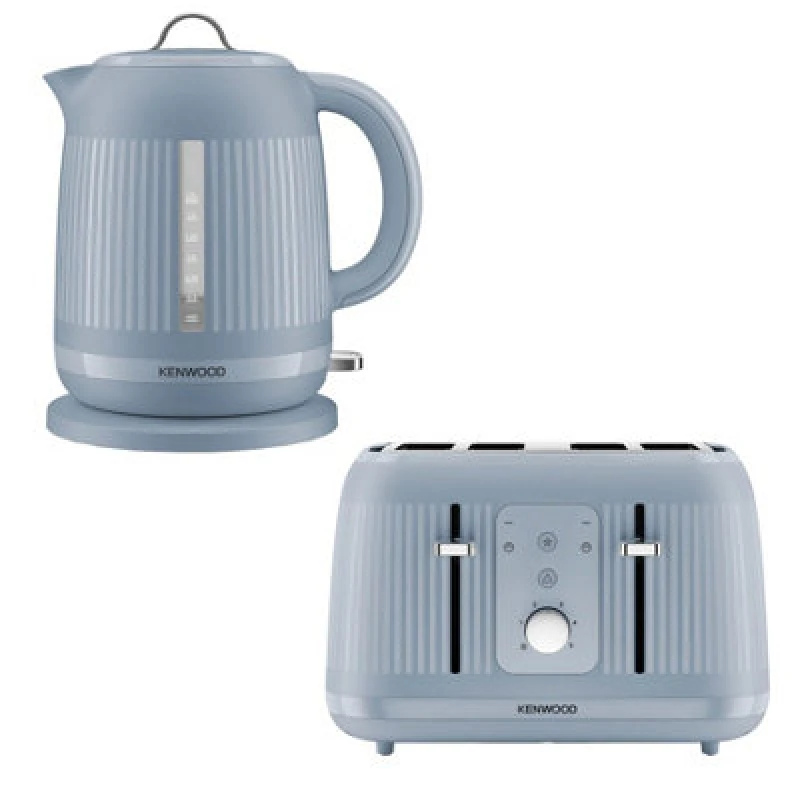 Image of Kenwood Kenwood - Dawn 1.7L Kettle & 4 Slice Toaster Set, Stone Blue KWPK4