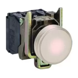 Image of XB4BVM1, Pilot Lite 240VAC White LED