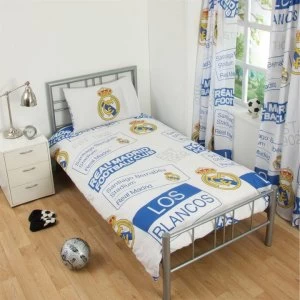 Image of Team Football Single Duvet Set - Real Madrid