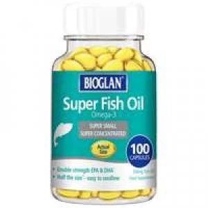Image of Bioglan Super Fish Oil Super Concentrated Omega-3 Capsules x 100