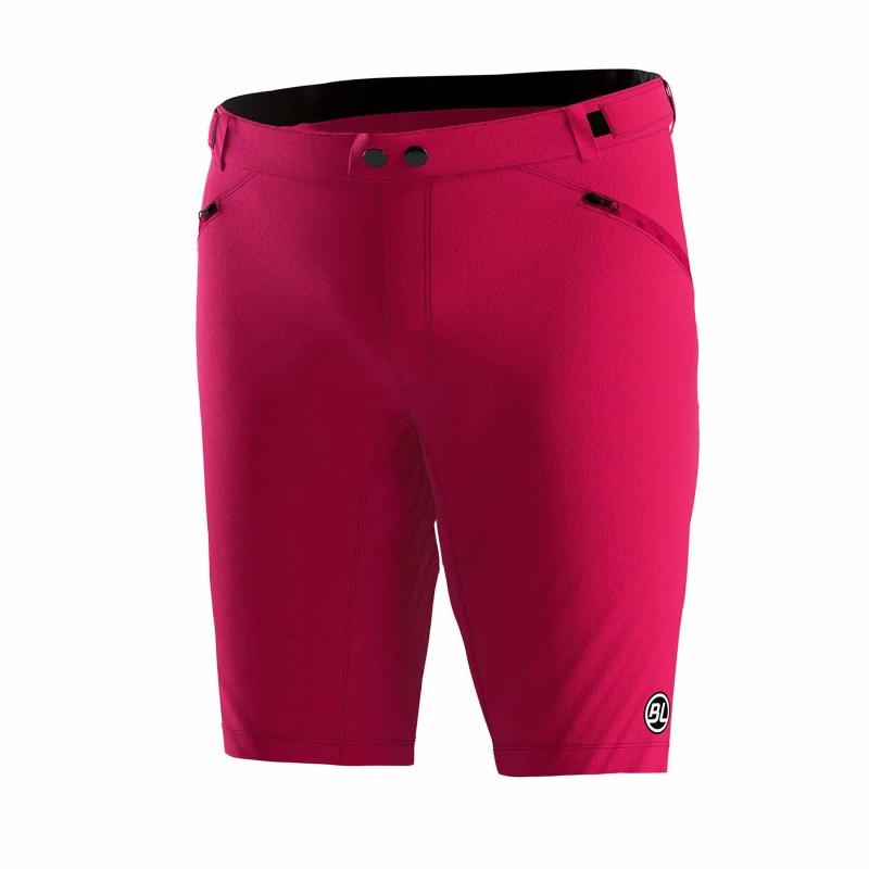 Image of Bicycle Line Womens IMOLA S2 Baggy Knee Length Zip Pockets MTB Shorts Fuchsia female 8 (XS)