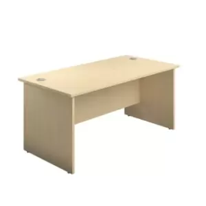 Image of 1200 X 800 Panel Rectangular Desk Maple